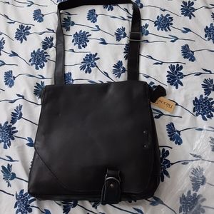 Baccini XL sac en bandoulière cuir Italy
